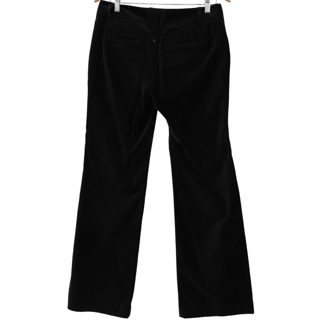 Gap Dress Pants Womens 4 Black 100% Cotton Streetwear Business Wear Wide Leg