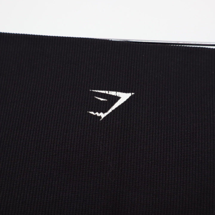 Gymshark Seamless High Waisted Black Workout Shorts Size M