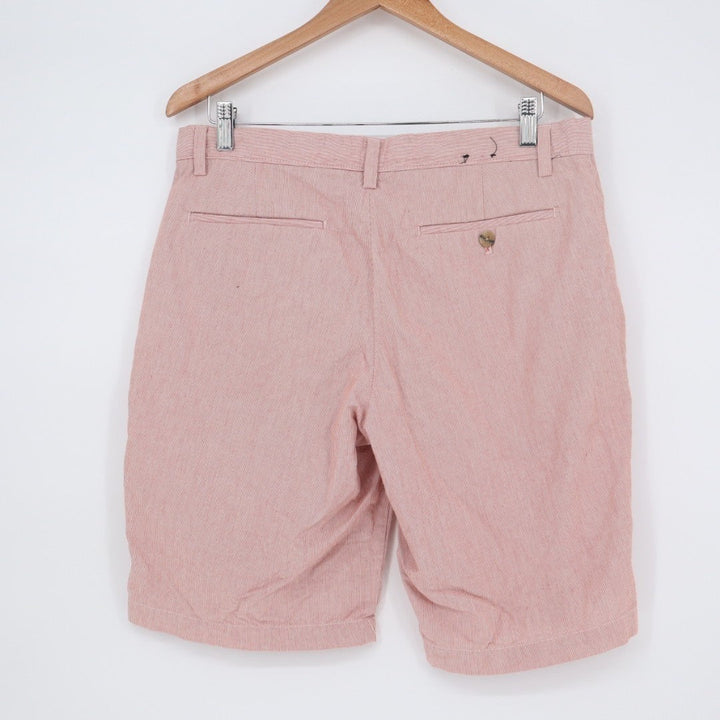 Banana Republic Emerson Chino Shorts Mens 32 Pink Cotton Outdoor Everyday Wear