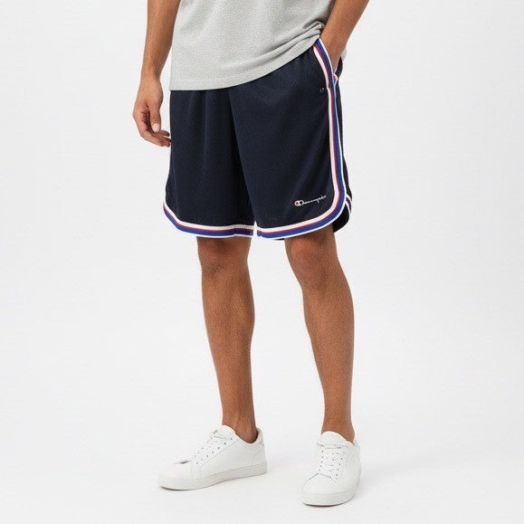 Champion Core Basketball Shorts Mens XL Navy Stretch Elastic Waist Active Wear