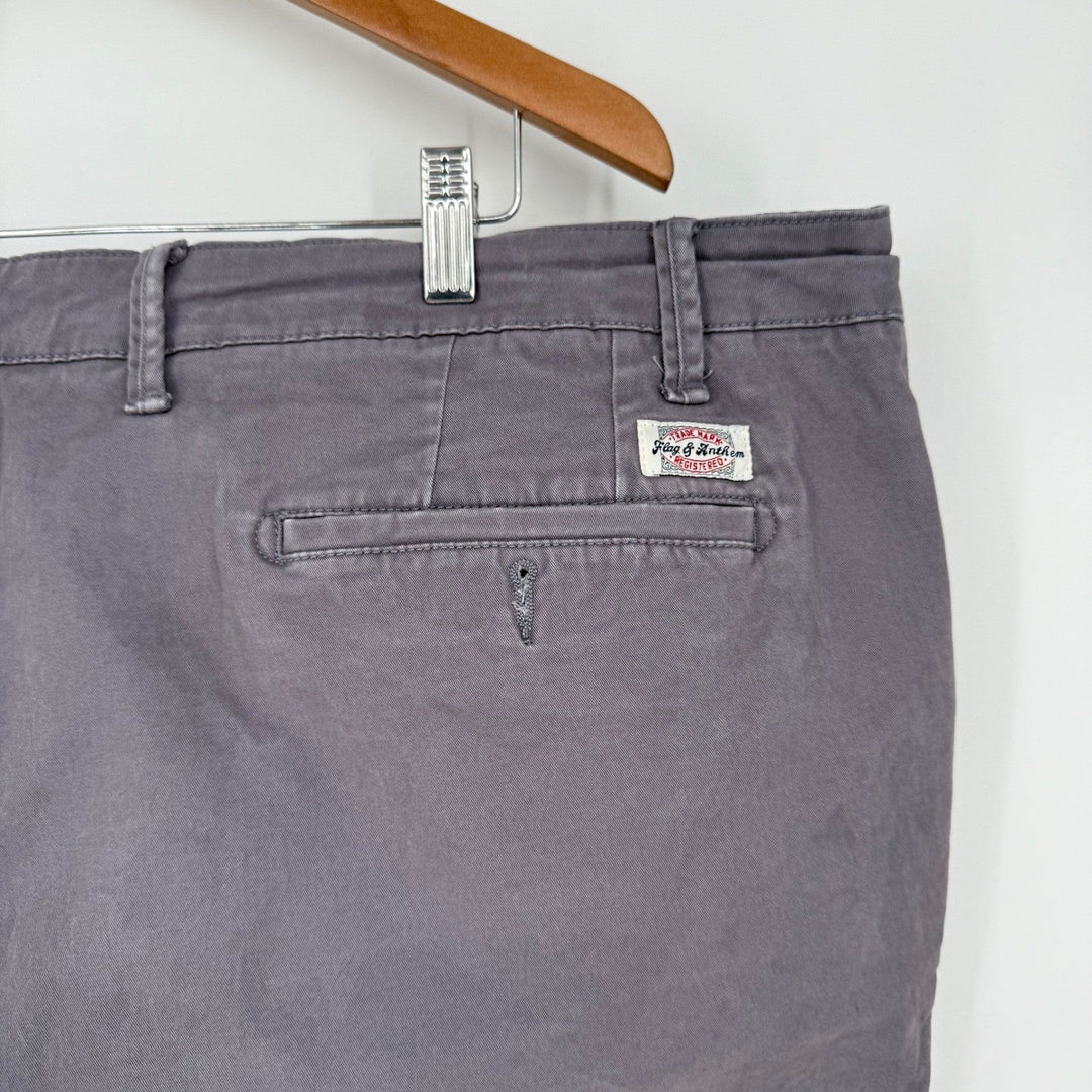 Flag & Anthem Dry Goods Supply Gray Chino Pants Mens Size 46x30