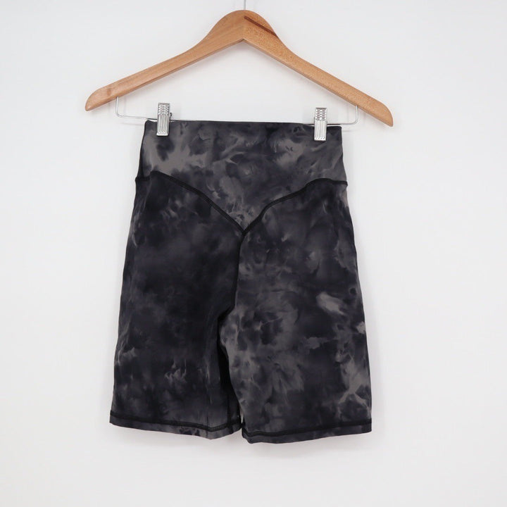 Kamo Fitness Tie Dye Biker Shorts High Waist Athleisure Workout Size M