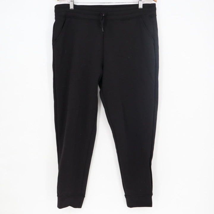 32 Degrees Heat Sweatpants Mens Large Black Stretch Drawstring Waist Tapered Leg
