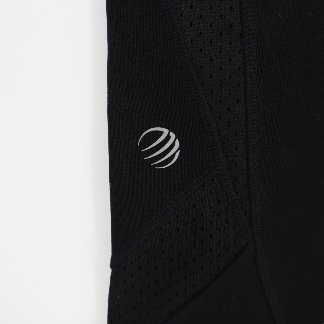 MPG Sport Capri Leggings Womens Large Black Stretch Workout Yoga Performance