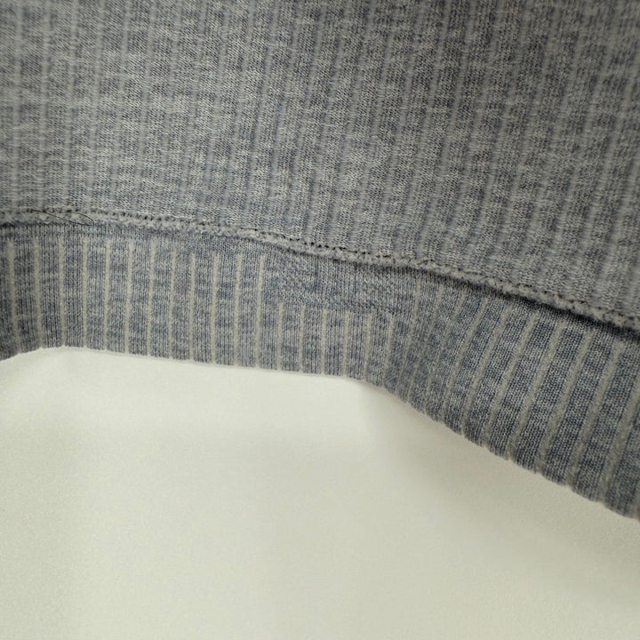 Lululemon Grey Ribbed Racerback Tank Top Sleeveless Mock Neck Athleisure Size 4