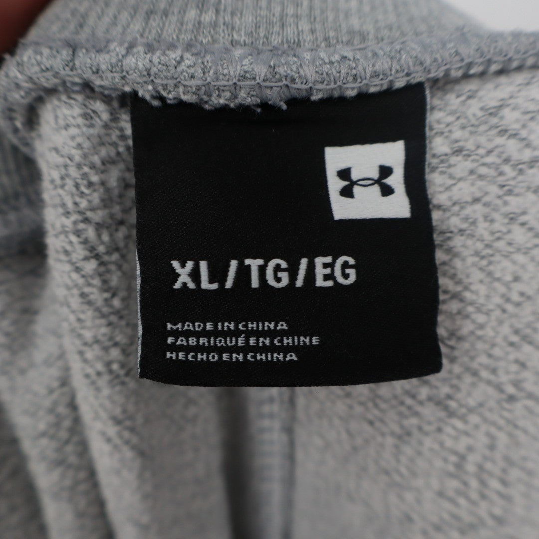 Under Armour Jogger Pants Womens XL Heather Gray Slash Pockets Drawstring Waist