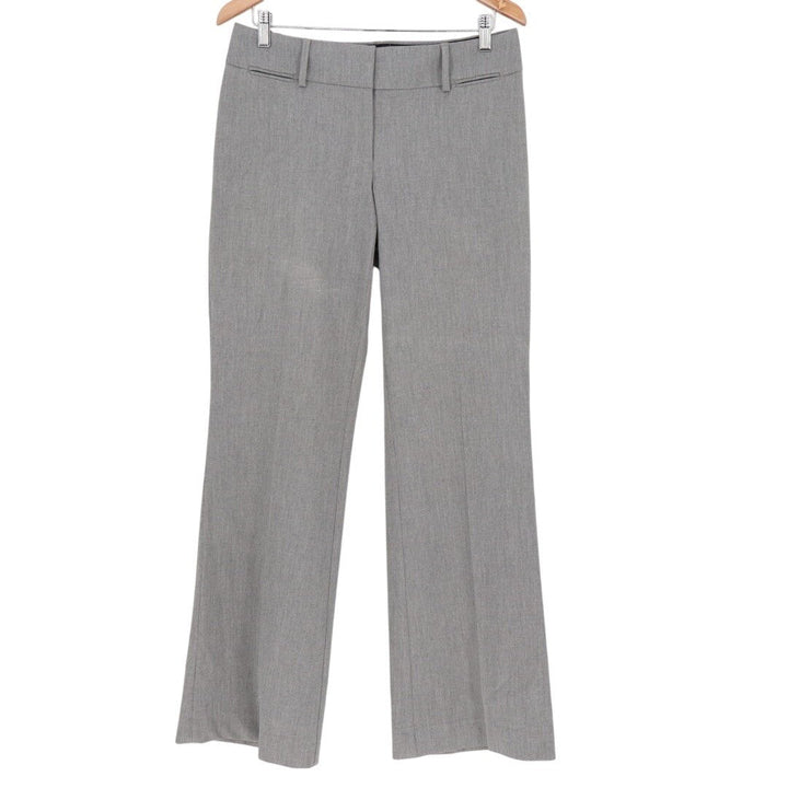 Ann Taylor Loft Dress Pants Womens 4 Gray Stretch Formal Business Bootcut Leg