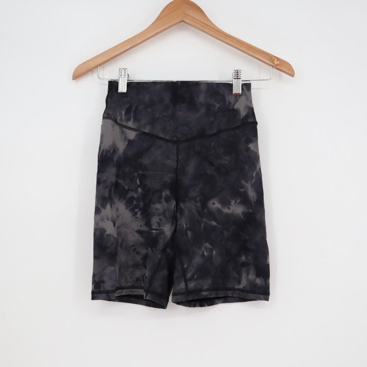 Kamo Fitness Tie Dye Biker Shorts High Waist Athleisure Workout Size M