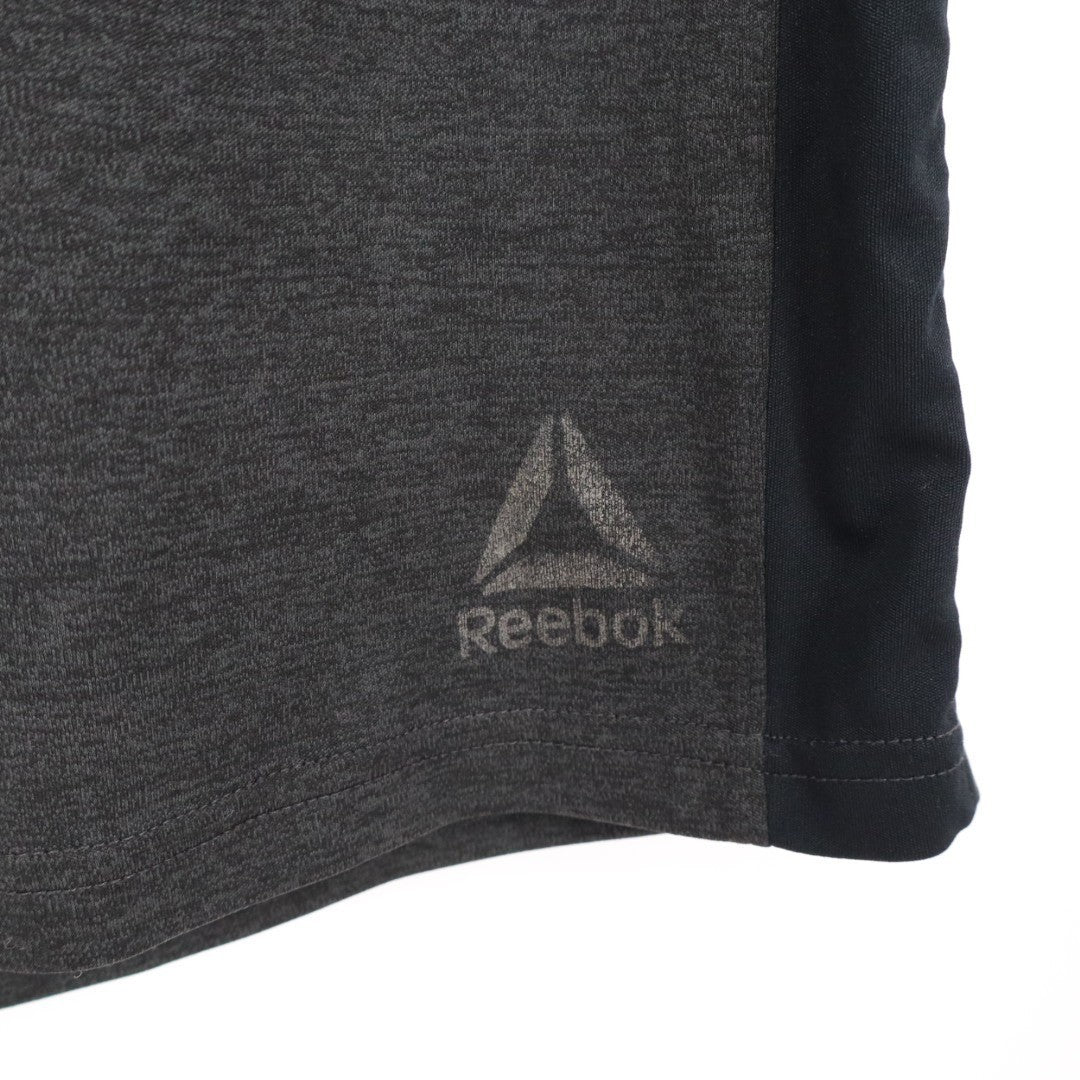 Reebok Athletic Shorts Mens XL Gray Stretch Slash Pockets Active Elastic Waist