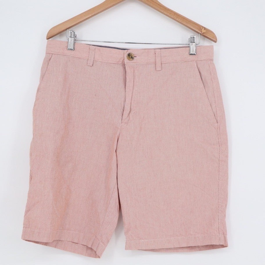 Banana Republic Emerson Chino Shorts Mens 32 Pink Cotton Outdoor Everyday Wear