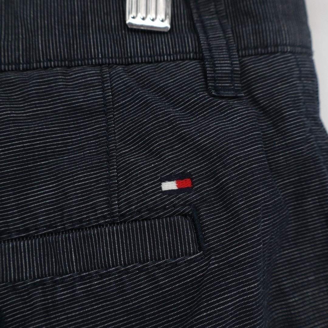 Tommy Hilfiger Chino Shorts Mens 32 Heather Gray Mid Rise Slash Pockets Outdoor