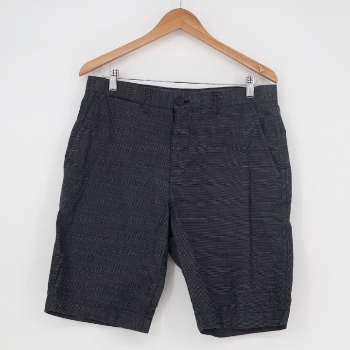 Tommy Hilfiger Chino Shorts Mens 32 Heather Gray Mid Rise Slash Pockets Outdoor