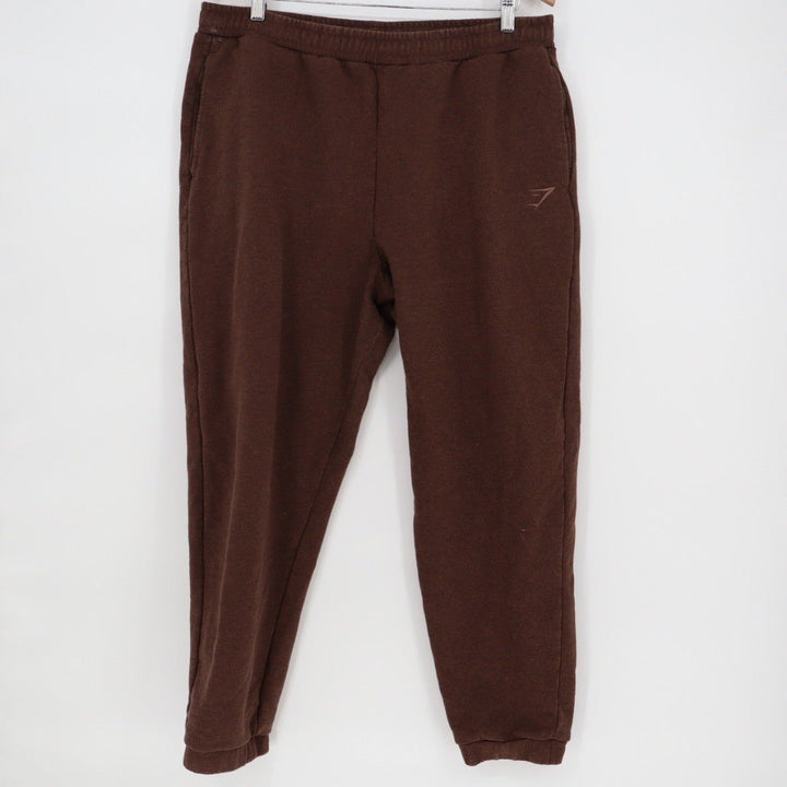 Gymshark Brown Sweatpants Joggers Athletic Workout Athleisure Size XL