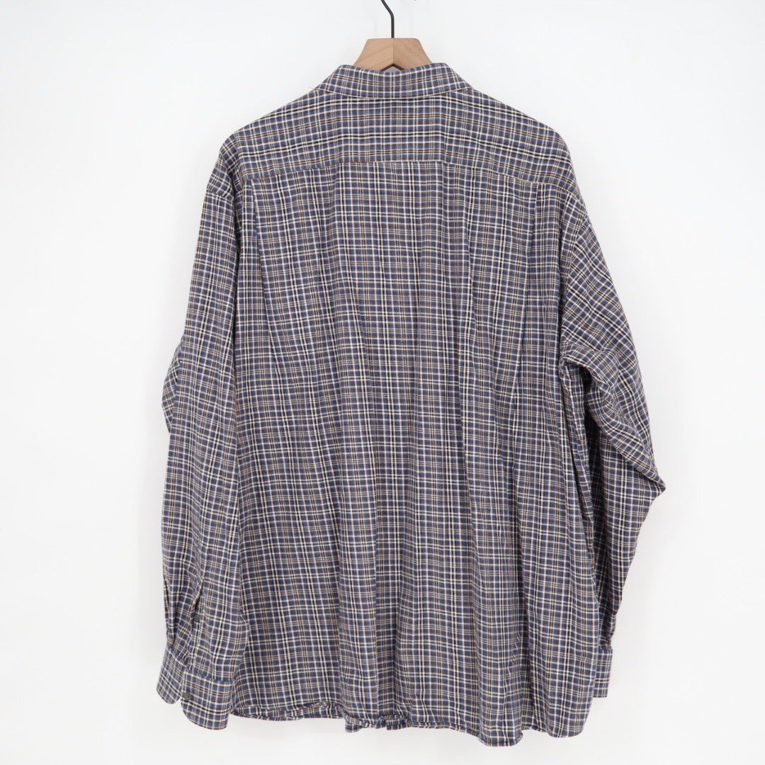 JOS A Bank Reserve Traditional Fit Plaid Long Sleeve Button Up Shirt XXL