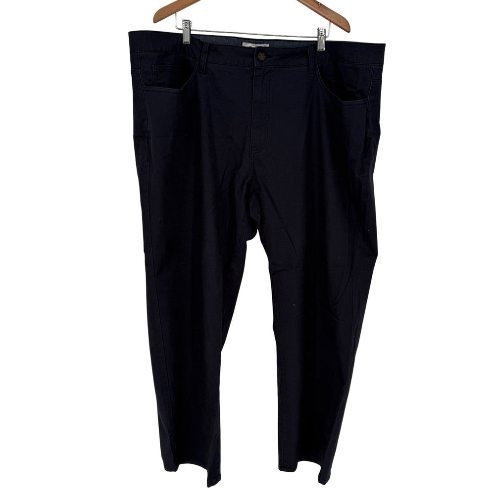 Flag & Anthem Mens Pants Relaxed Fit Navy Blue Cotton Spandex Size 46x30