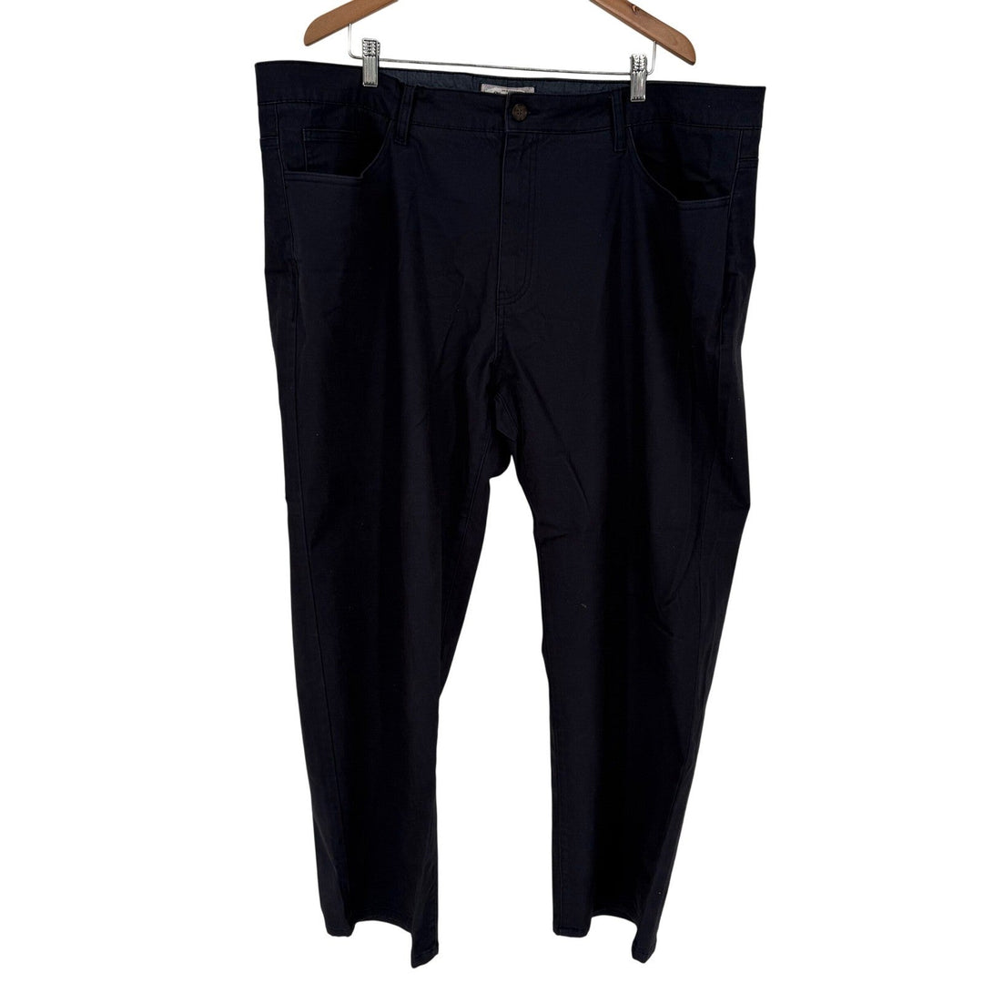 Flag & Anthem Mens Pants Relaxed Fit Navy Blue Cotton Spandex Size 46x30