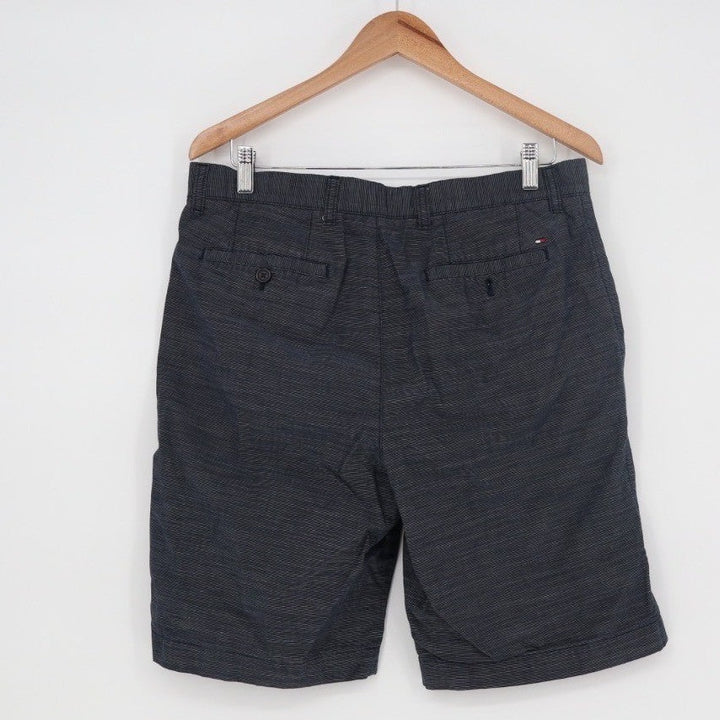 Tommy Hilfiger Chino Shorts Mens 32 Heather Gray Mid Rise Slash Pockets Outdoor