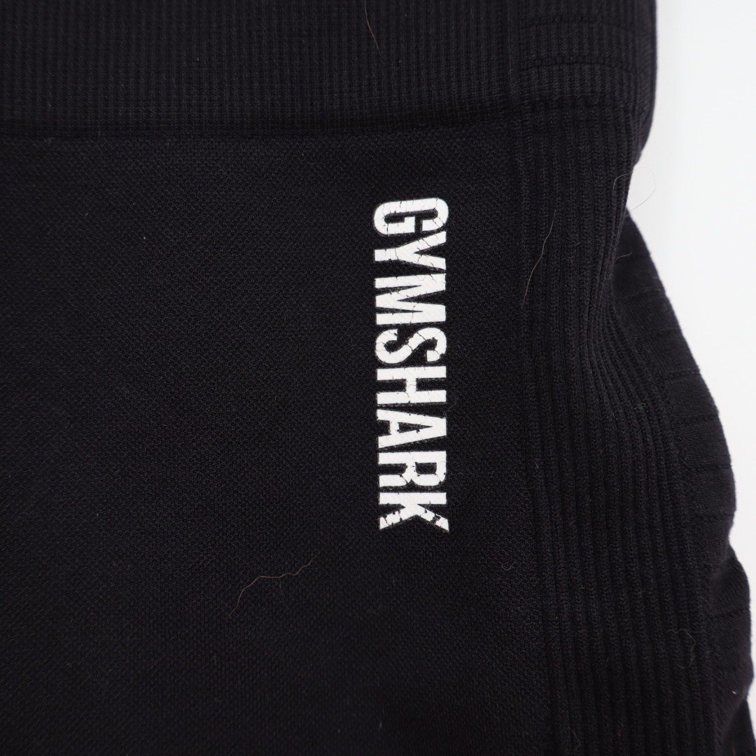 Gymshark Seamless High Waisted Black Workout Shorts Size M