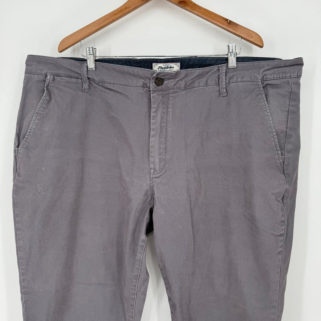 Flag & Anthem Dry Goods Supply Gray Chino Pants Mens Size 46x30
