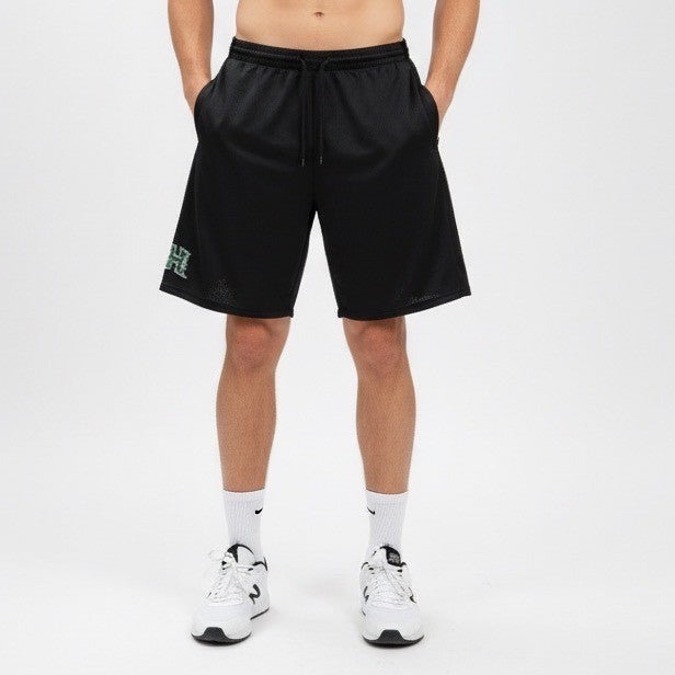Champs Sports By Team Edition Apparel Athletic Shorts Men XL Black Elastic Waist