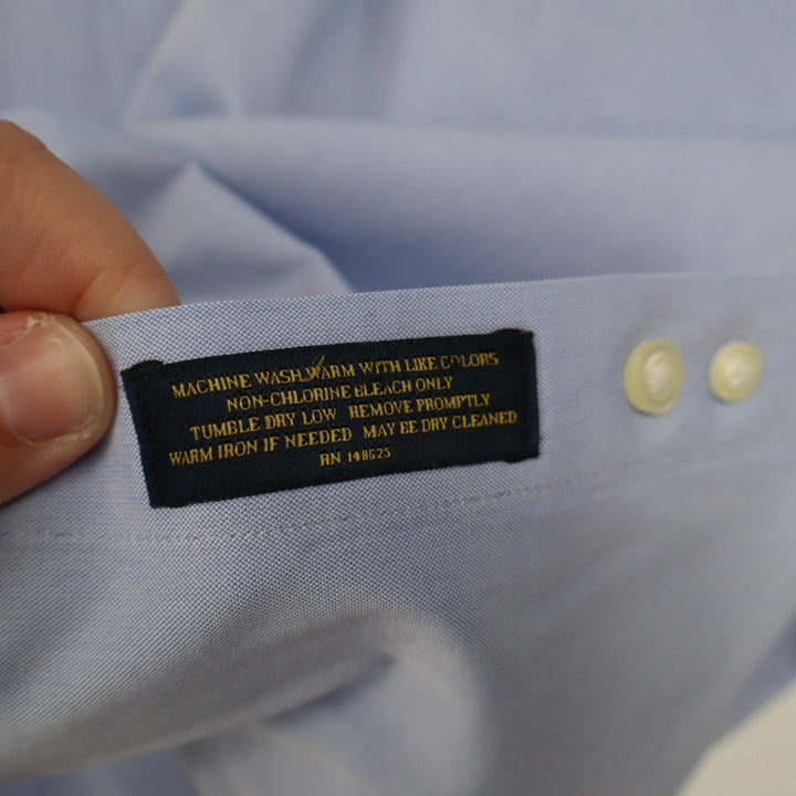Wilkes & Riley Light Blue 100 Supima Cotton Classic Fit Dress Shirt 17 1/2 x 35
