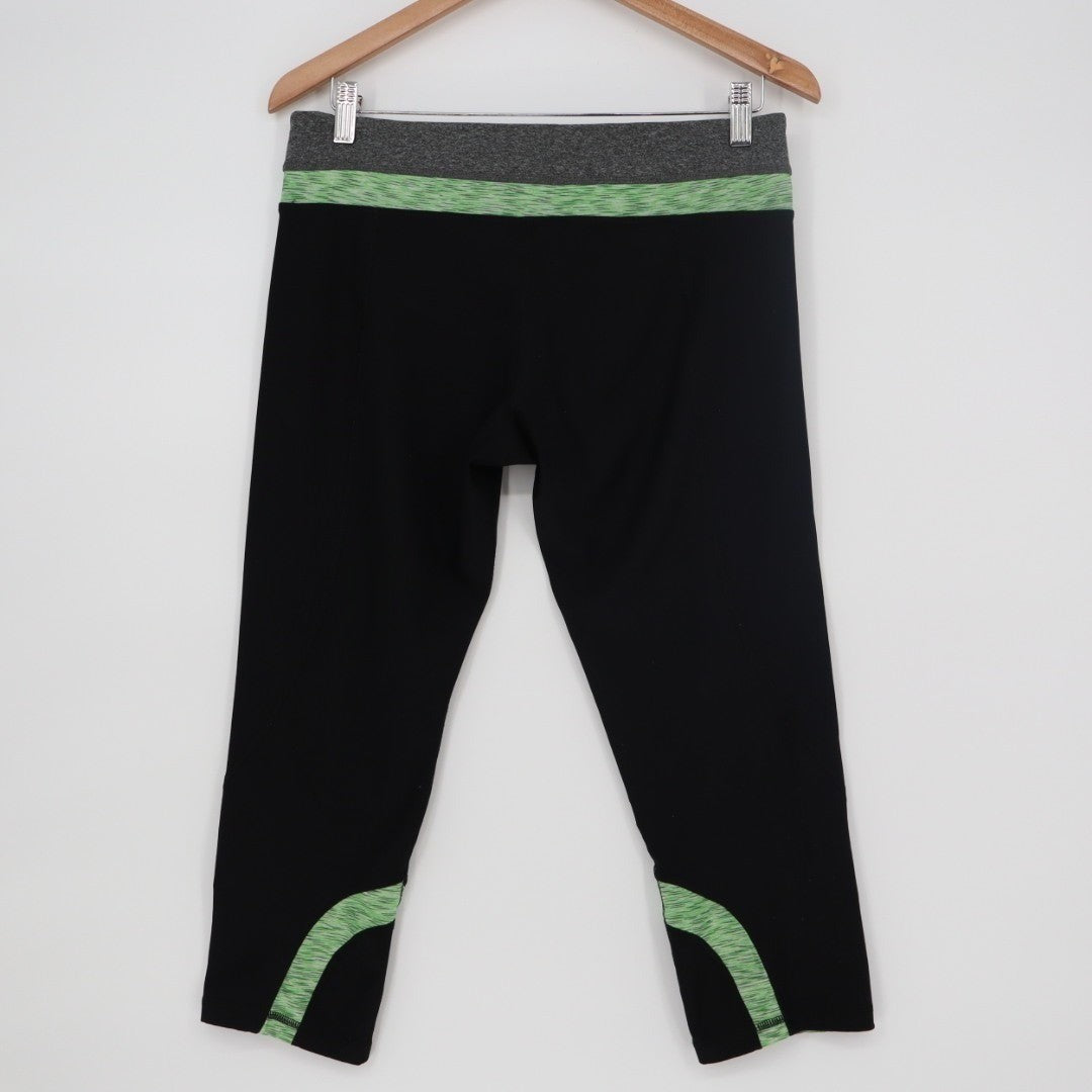Vogo Athletica Capri Leggings Womens Medium Black Stretch Active Wear Workout