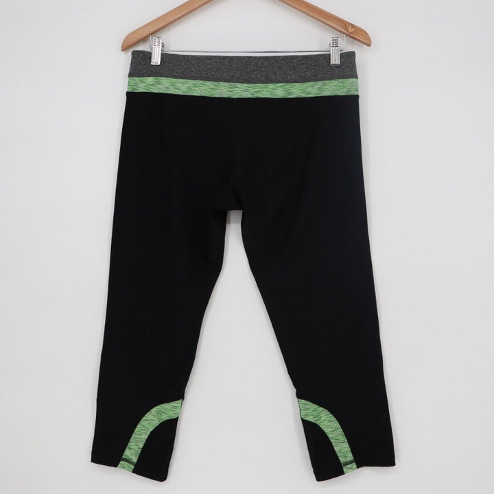 Vogo Athletica Capri Leggings Womens Medium Black Stretch Active Wear Workout