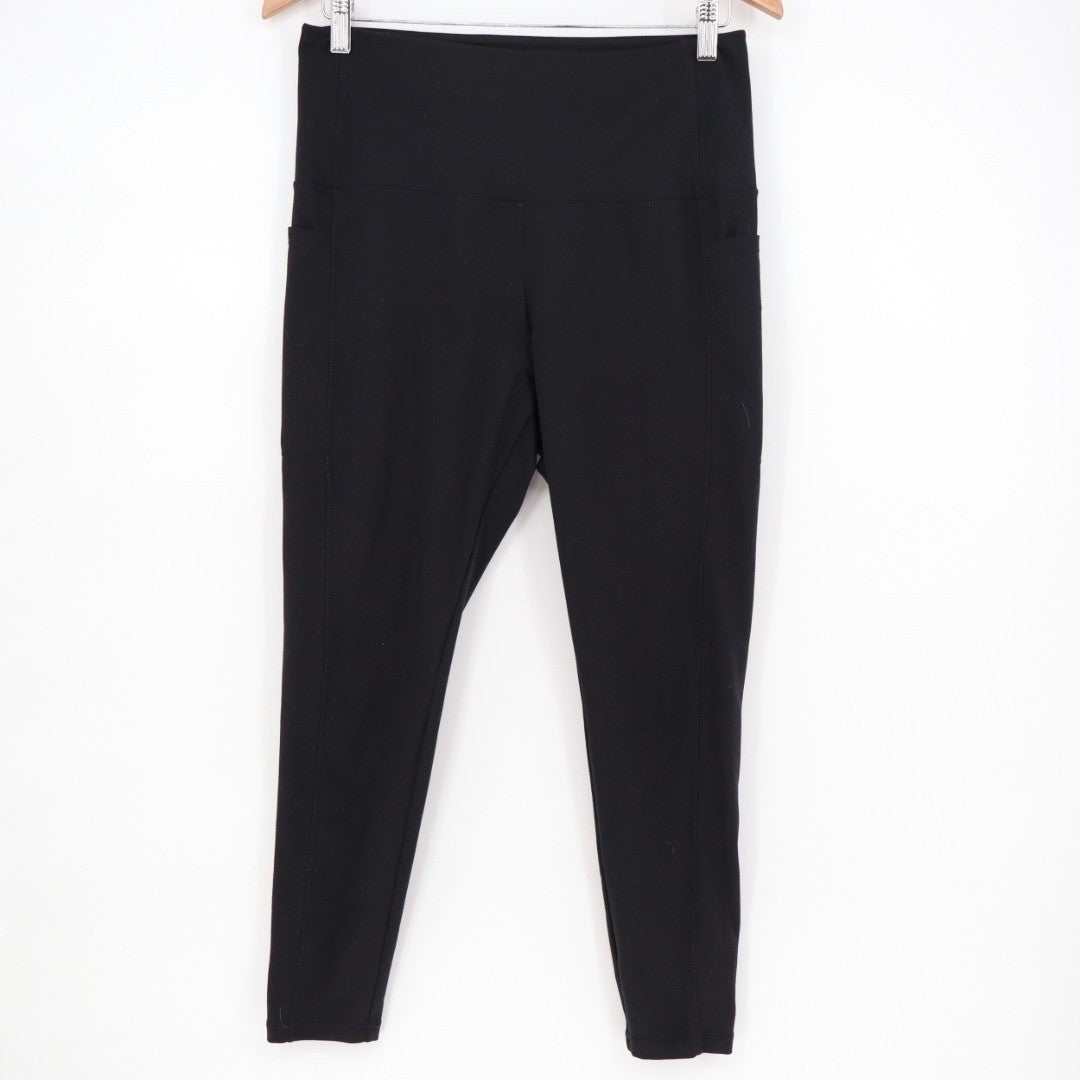 Danskin Black High Waisted Yoga Pants Leggings Style 9670 Size XL