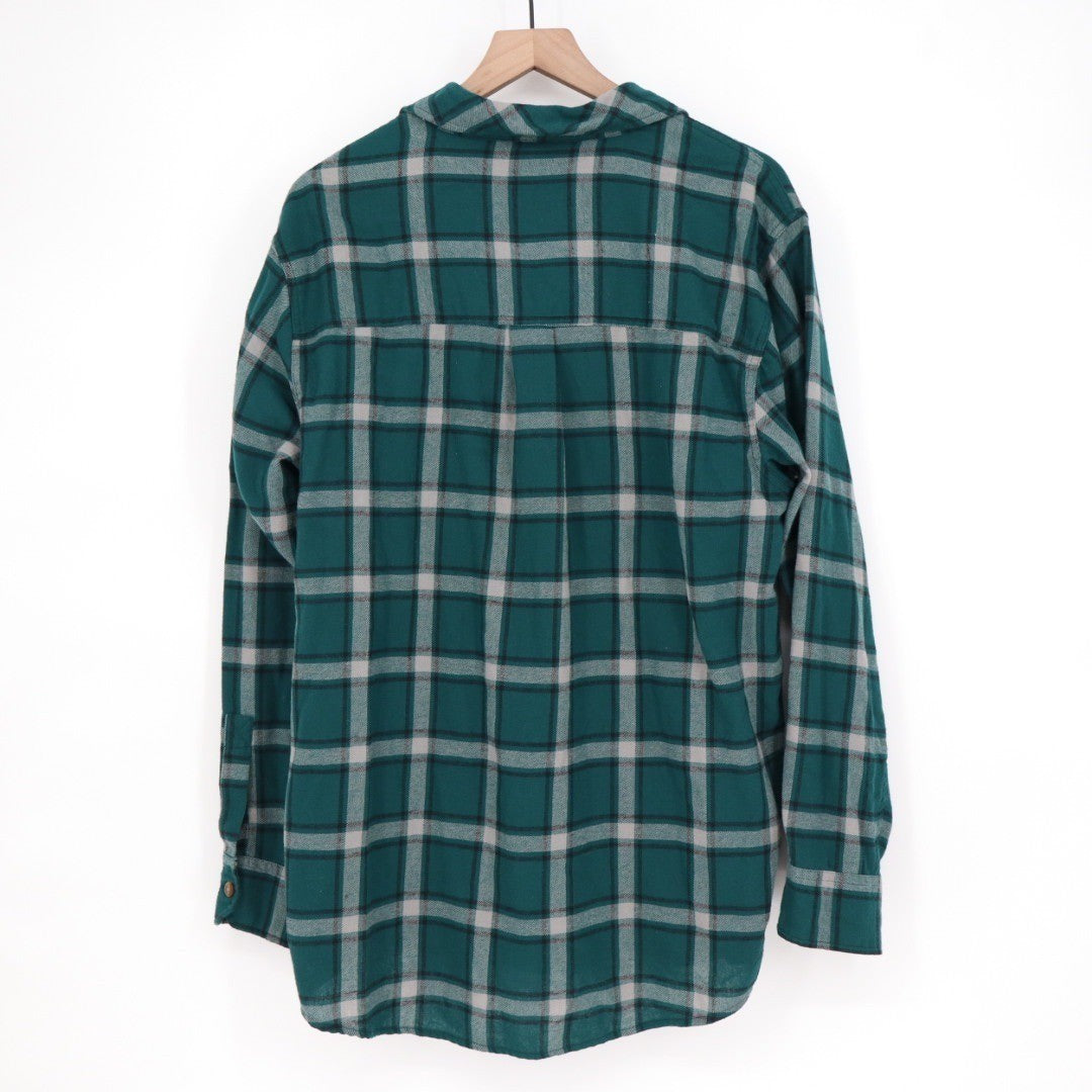 NORTHEAST OUTFITTERS Plaid Flannel Shirt Long Sleeve Button Up Men's LG