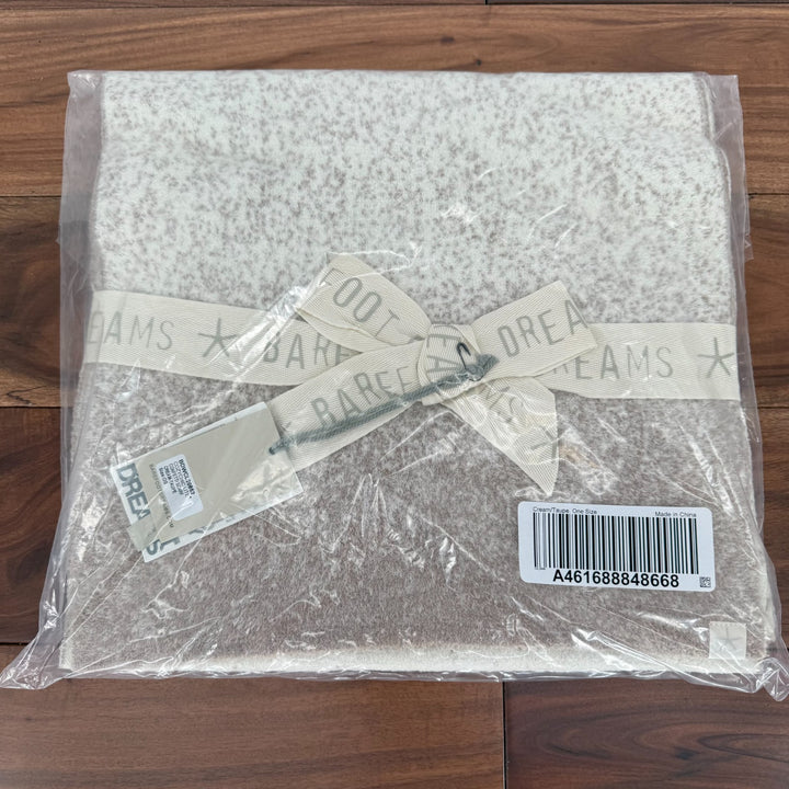 Barefoot Dreams CozyChic Lite Confetti Scarf Womens Cream Taupe Neck Warmer