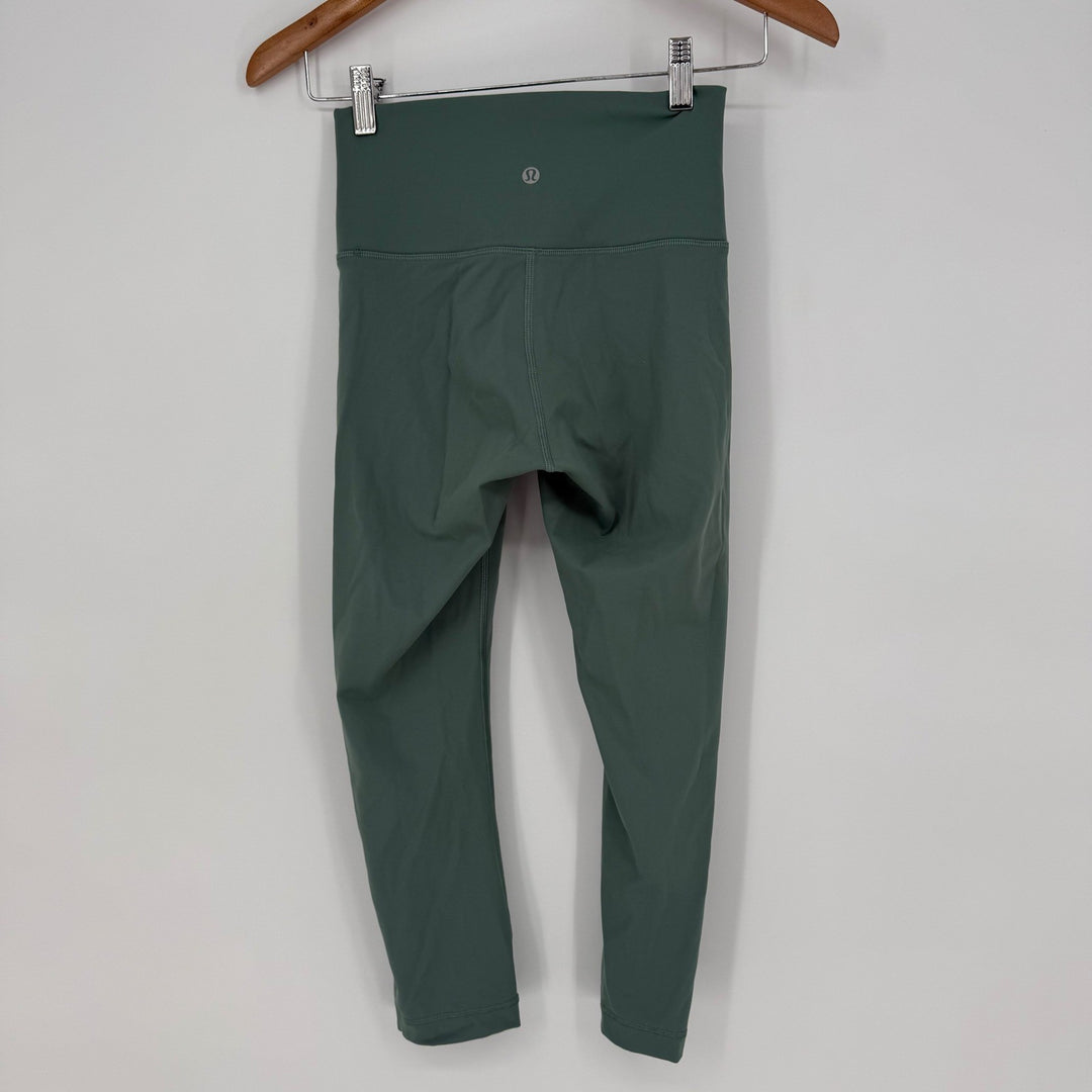 Lululemon Align High Rise Crop Leggings Green Size 4
