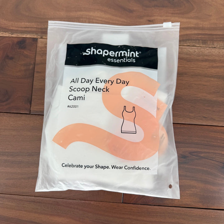 Shapermint Essentials All Day Every Day Scoop Neck Cami Tank Top White XL