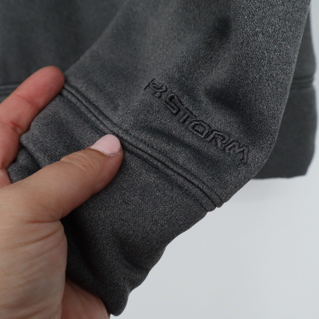 Under Armour Women's Gray Camo Logo Fleece Hoodie Sweatshirt Size Medium