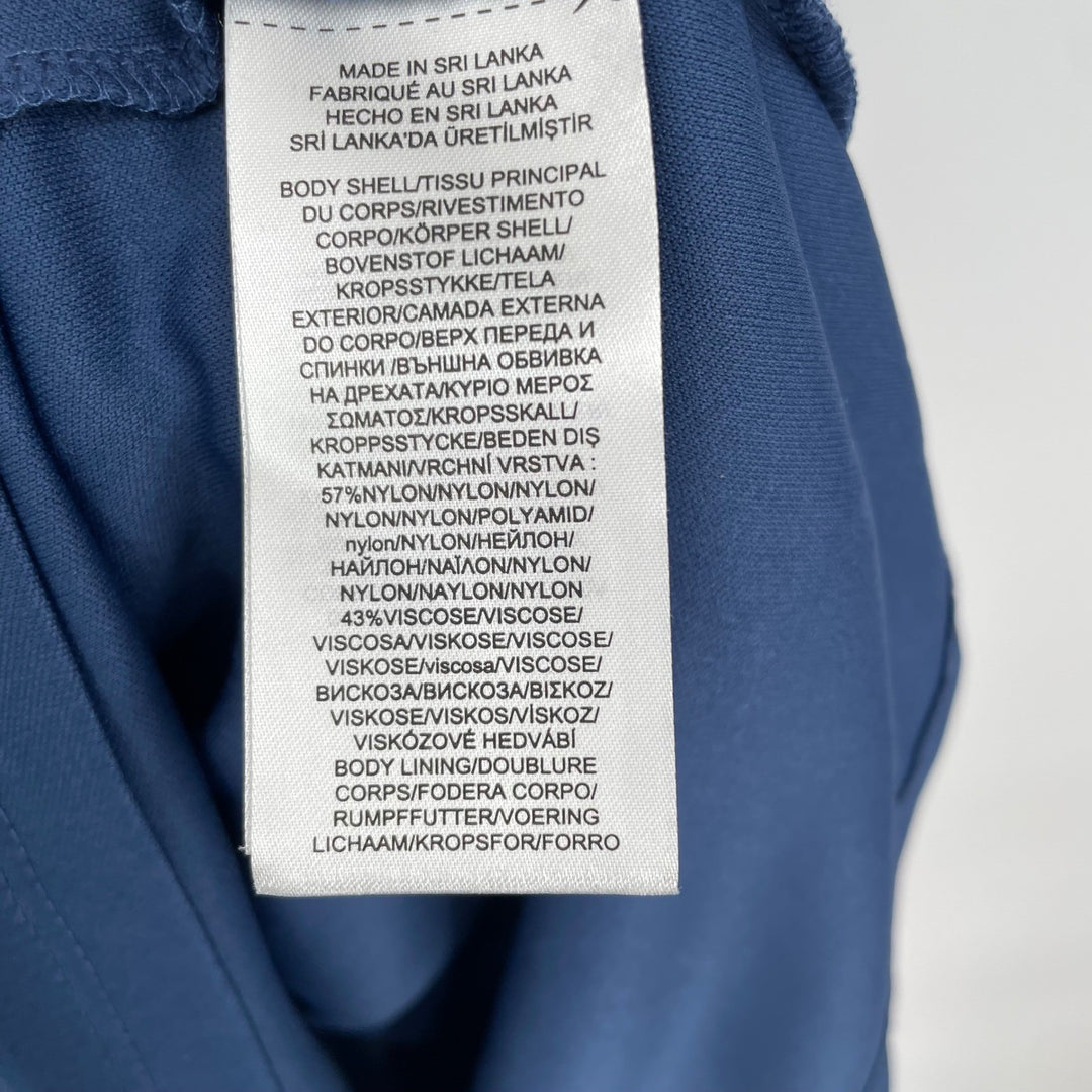 American Living Navy Blue Lace Cap Sleeve Sheath Dress Size 2