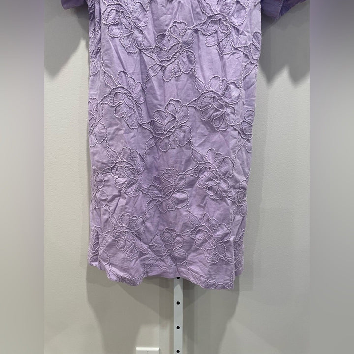 J.Crew Eyelet Puff-Sleeve Mini Dress Size 10