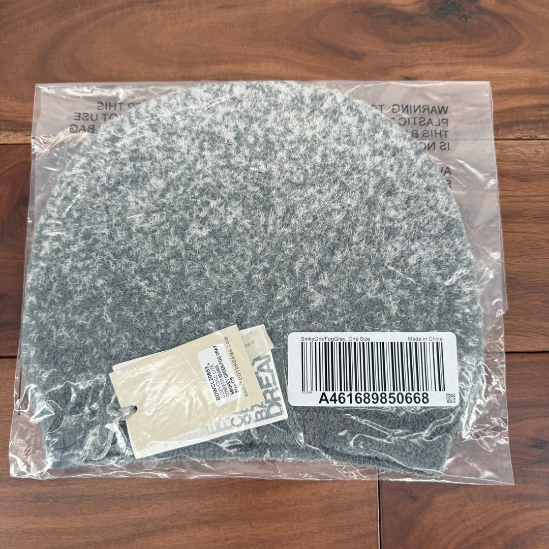 Barefoot Dreams CozyChic Lite Confetti Beanie Hat Women OS Smokey Green Fog Gray