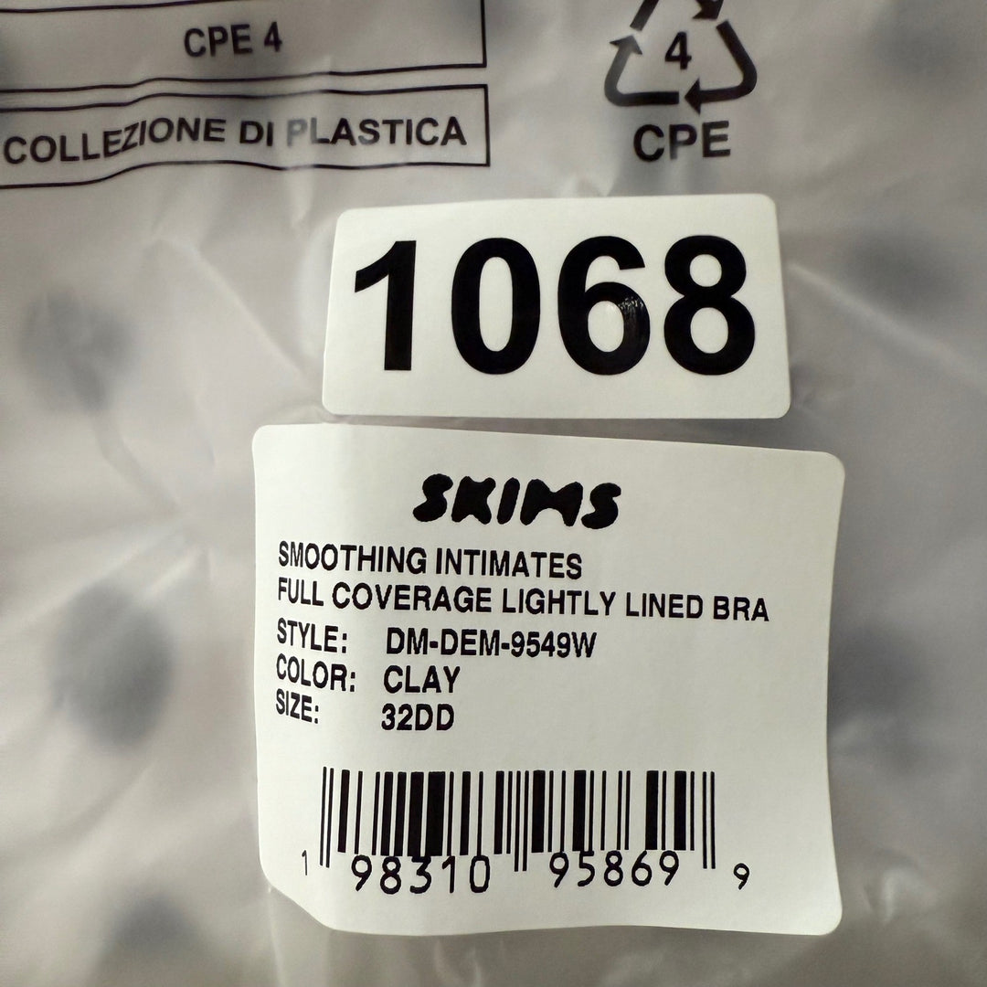 SKIMS Smoothing Intimates Full Coverage Lightly Lined Bra Clay 32DD