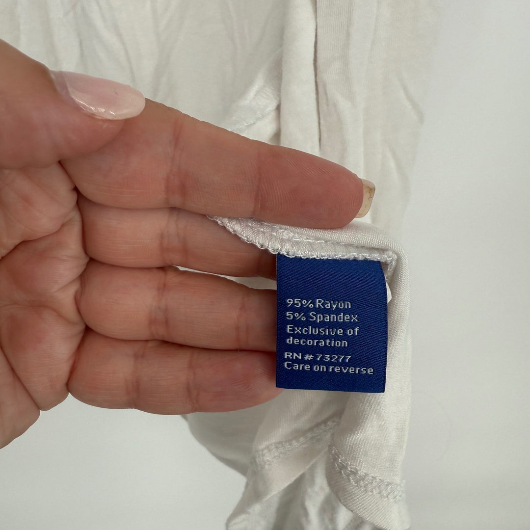 Apt 9 Crochet Open Front Short Sleeve Cardigan Top Size M