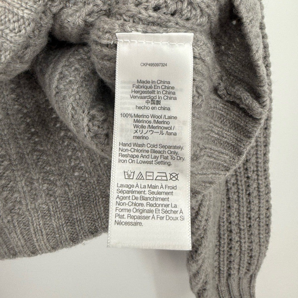 Madewell Pointelle-Stitch Mockneck Sweater Size XXS