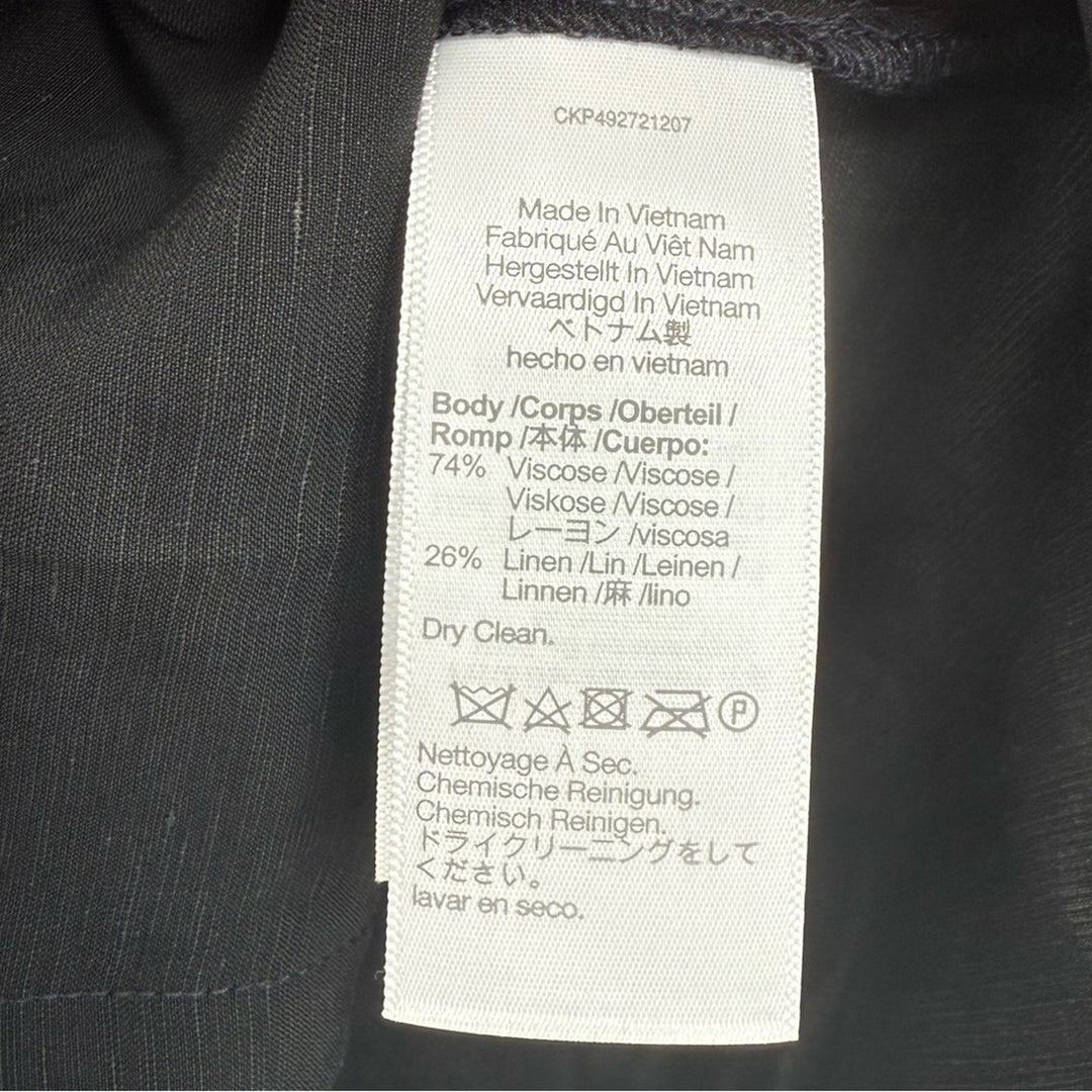 Madewell Western Shirt in Linen Blend Size 4