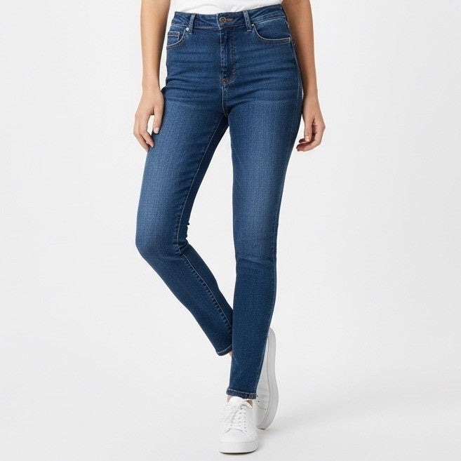 American Eagle Outfitters Women's Size 12 Blue Wash High Waisted Skinny Jeans