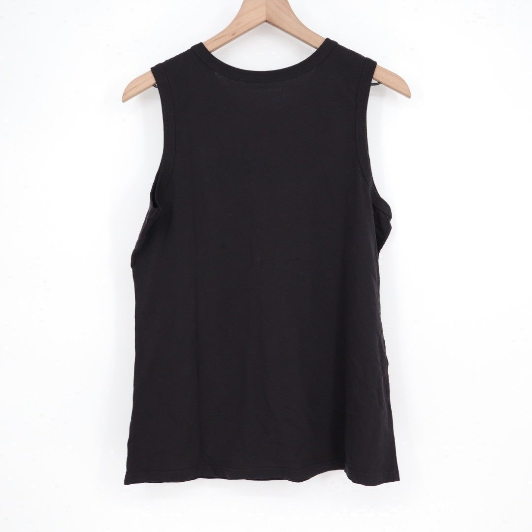 American Giant Black Supima Cotton Tank Top Mens Size L Made in USA