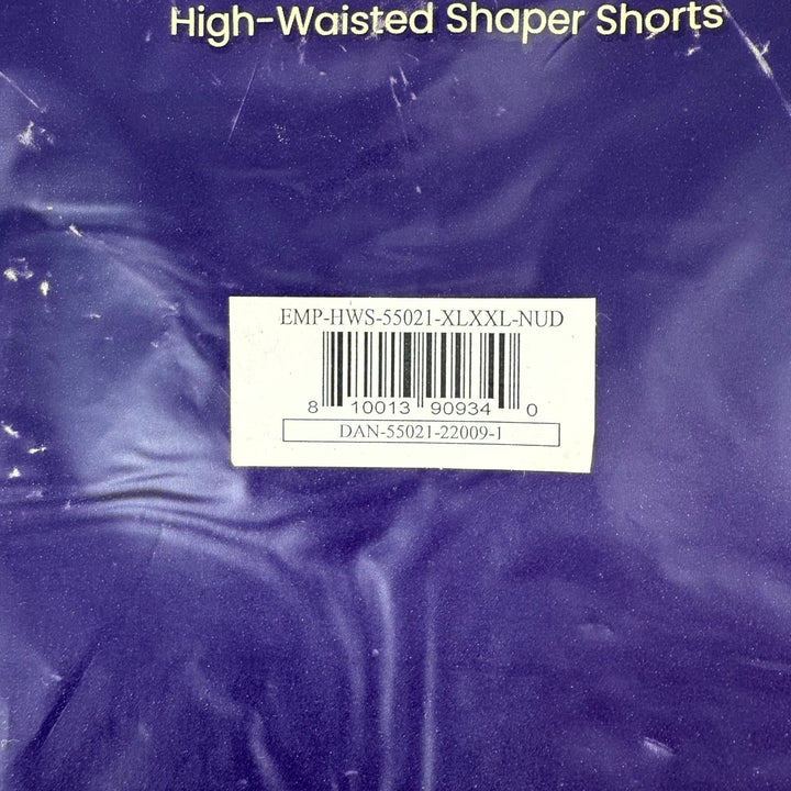Shapermint Empetua High Waisted Shaper Shorts Womens XL/2XL Nude Tummy Control
