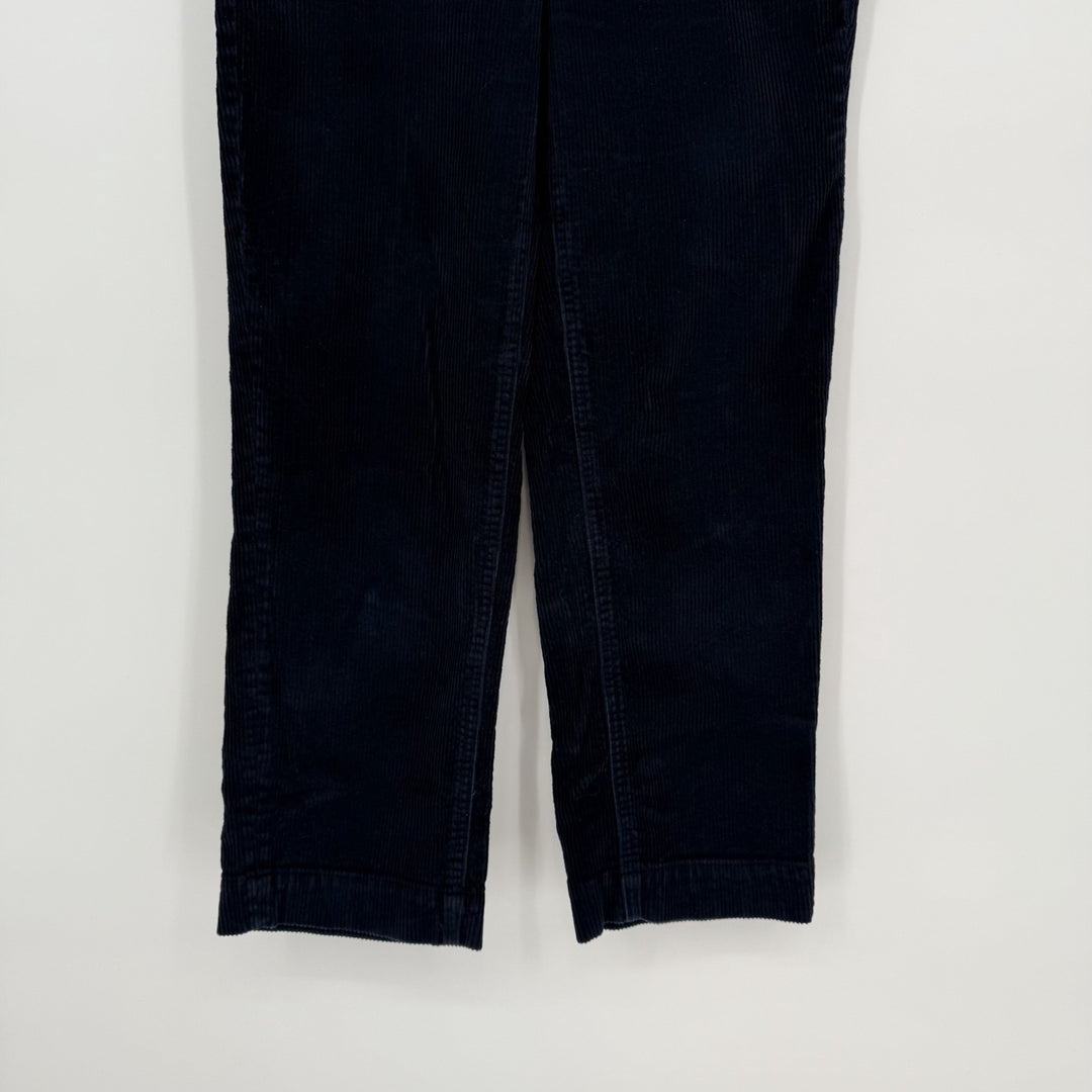 Everlane Pants Womens 2 Black Corduroy Cotton Stretch Straight Leg Outdoor