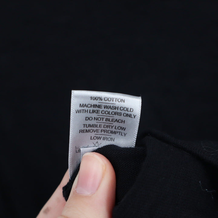 American Giant Classic V Neck T Shirt Black Made in USA Size Small