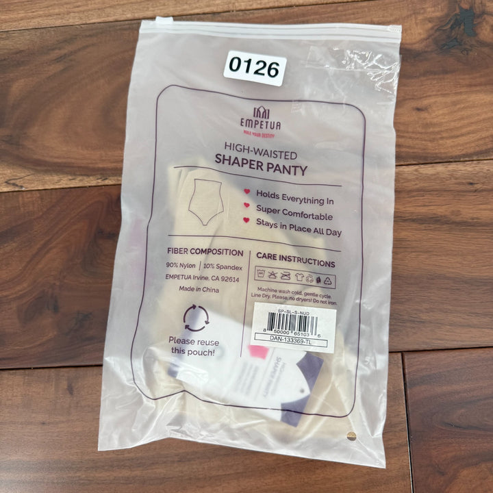 Shapermint Empetua All Day Every Day High-Waisted Shaper Panty Womens Small Nude