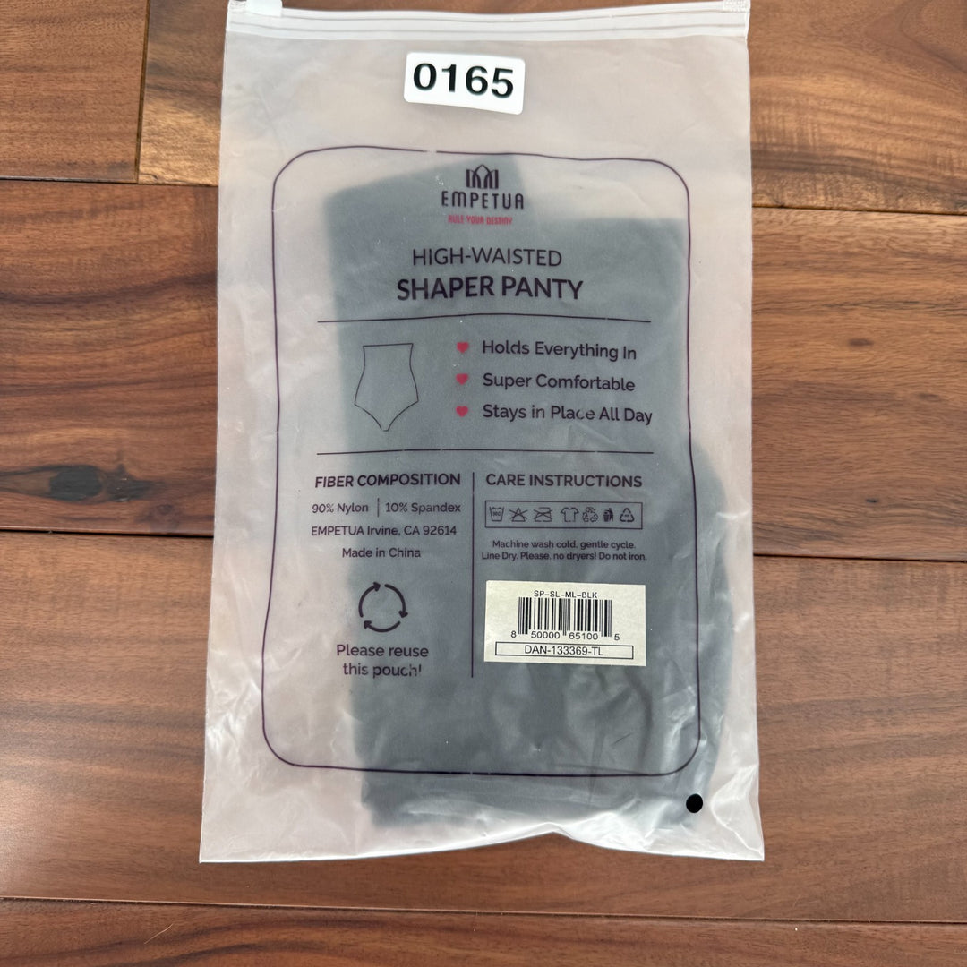 Shapermint Empetua All Day Every Day High-Waisted Shaper Panty Womens M/L Black