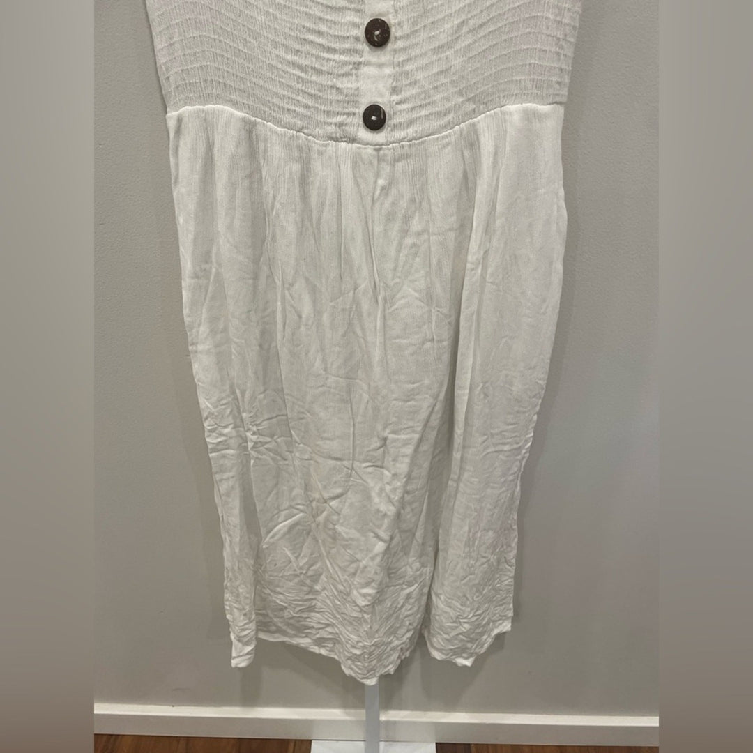 Louna Three Button Midi Dress Size M