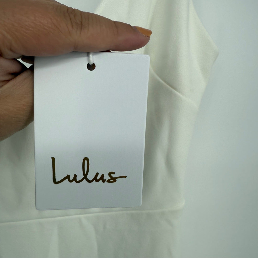 Lulus Infinite Glory White Maxi Dress Size XS