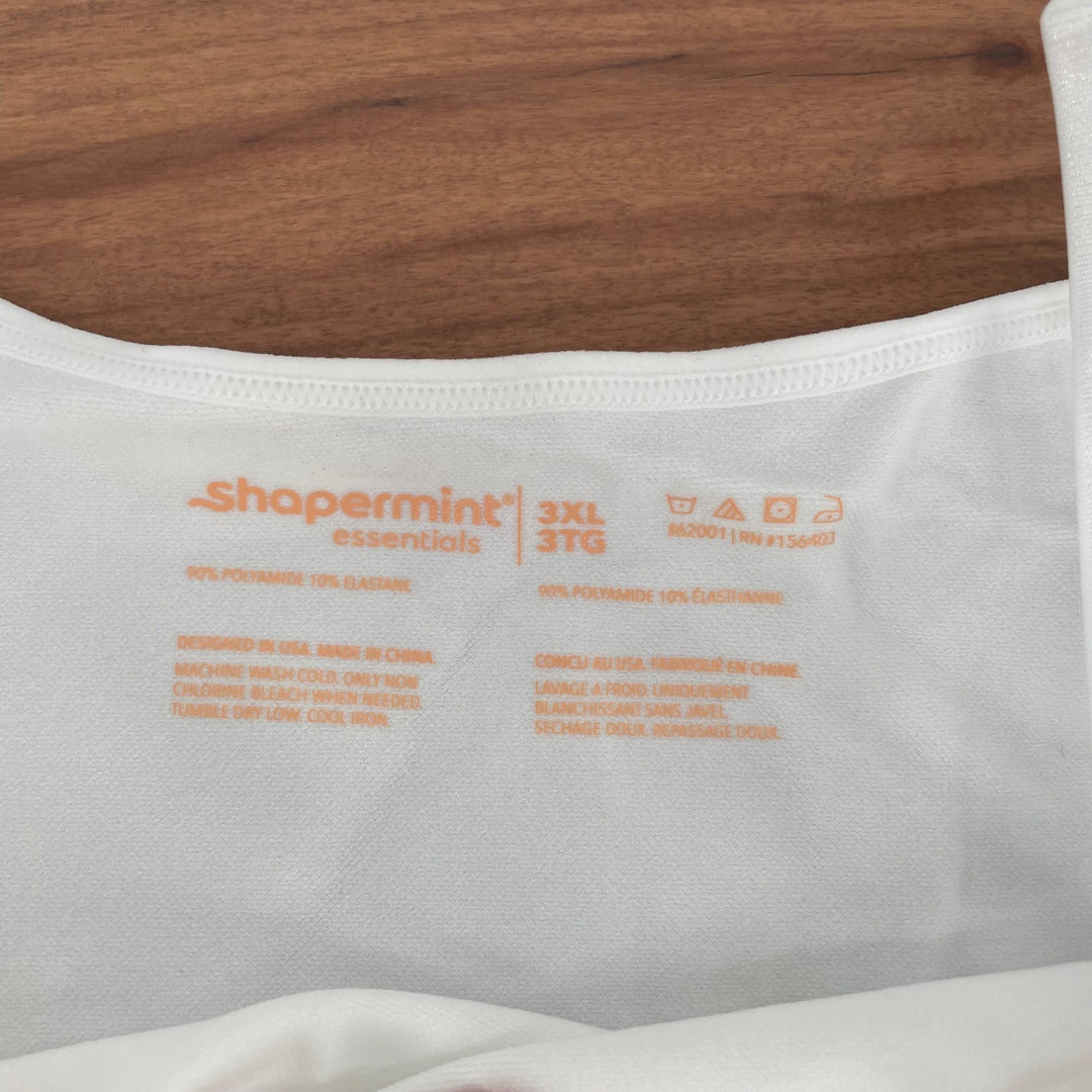 Shapermint Essentials All Day Every Day Scoop Neck Cami 3XL White